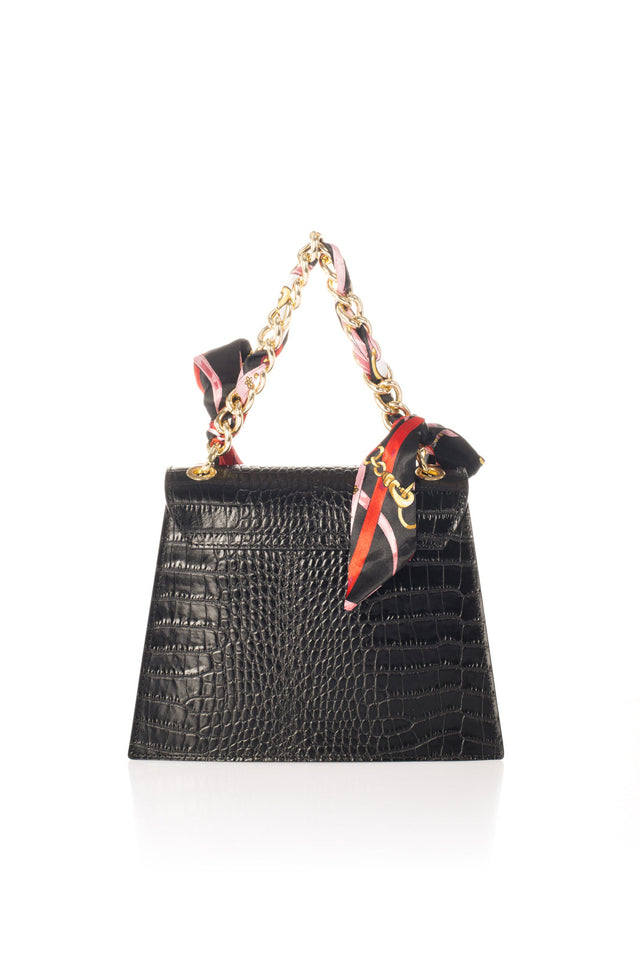 Ayla Fuxia Leather Bag by Prim & Proper - - Prim & Proper -