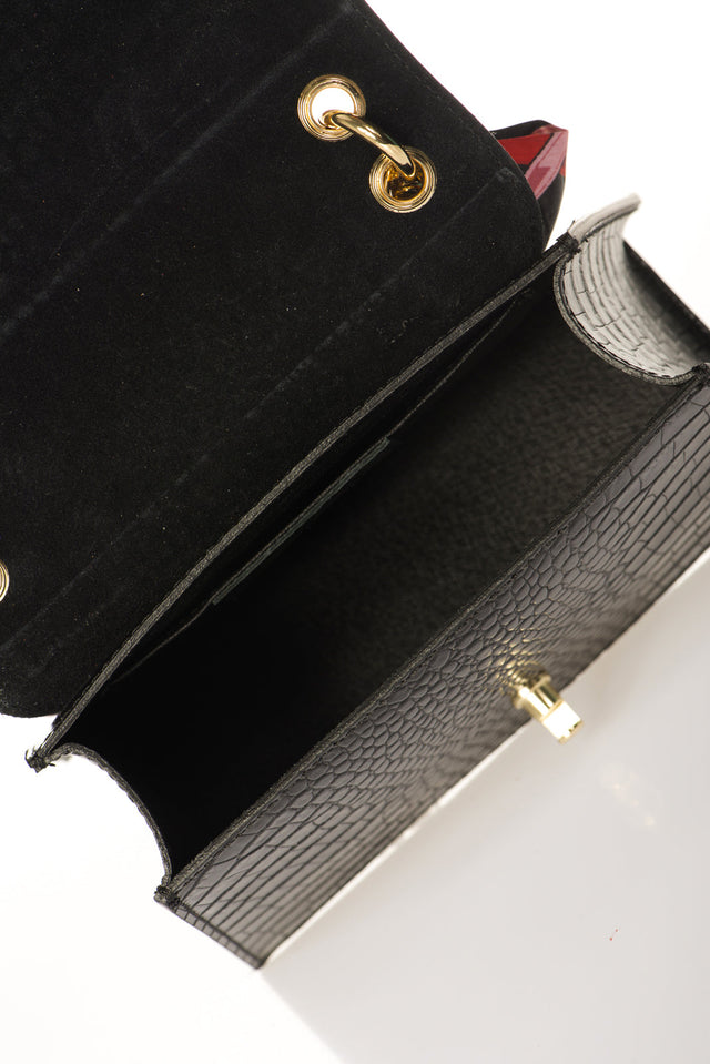 Ayla Fuxia Leather Bag by Prim & Proper - - Prim & Proper -