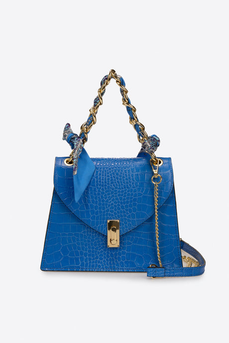 Ayla Blue Leather Bag by Prim & Proper - Bluette - Prim & Proper -