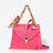 Ayla Black Leather Bag by Prim & Proper - Fuxia - Prim & Proper -