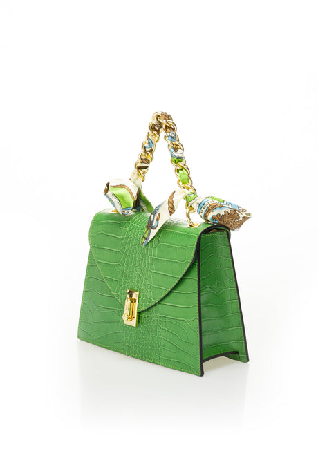 Ayla Verde Leather Bag by Prim & Proper - - Prim & Proper -