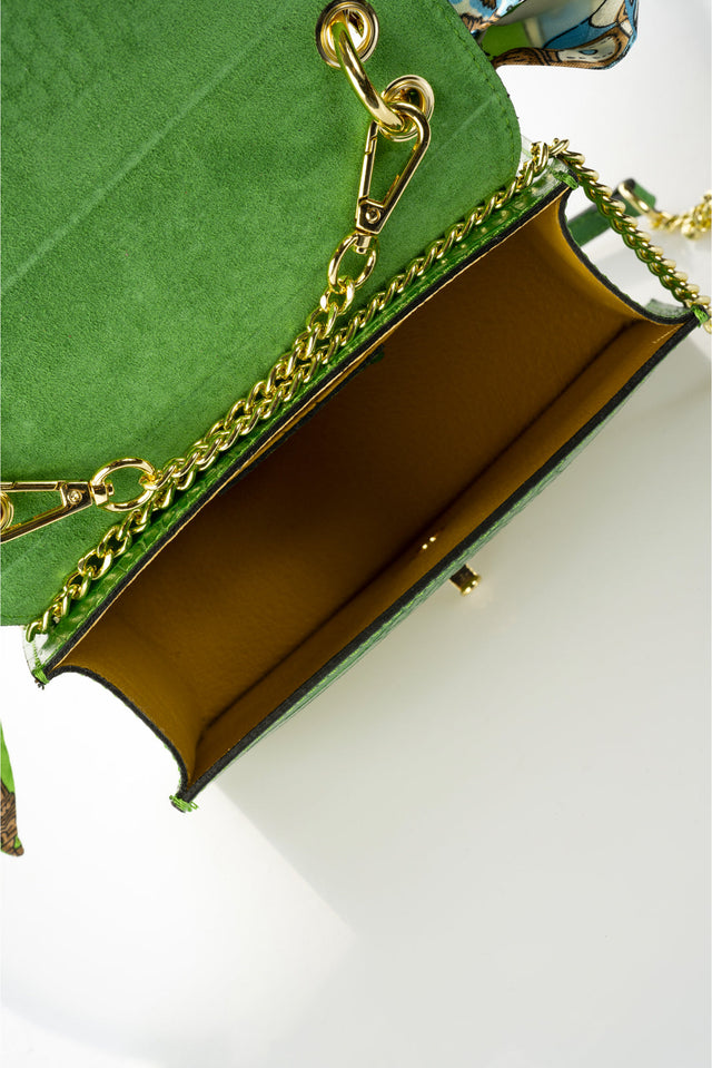 Ayla Fuxia Leather Bag by Prim & Proper - - Prim & Proper -