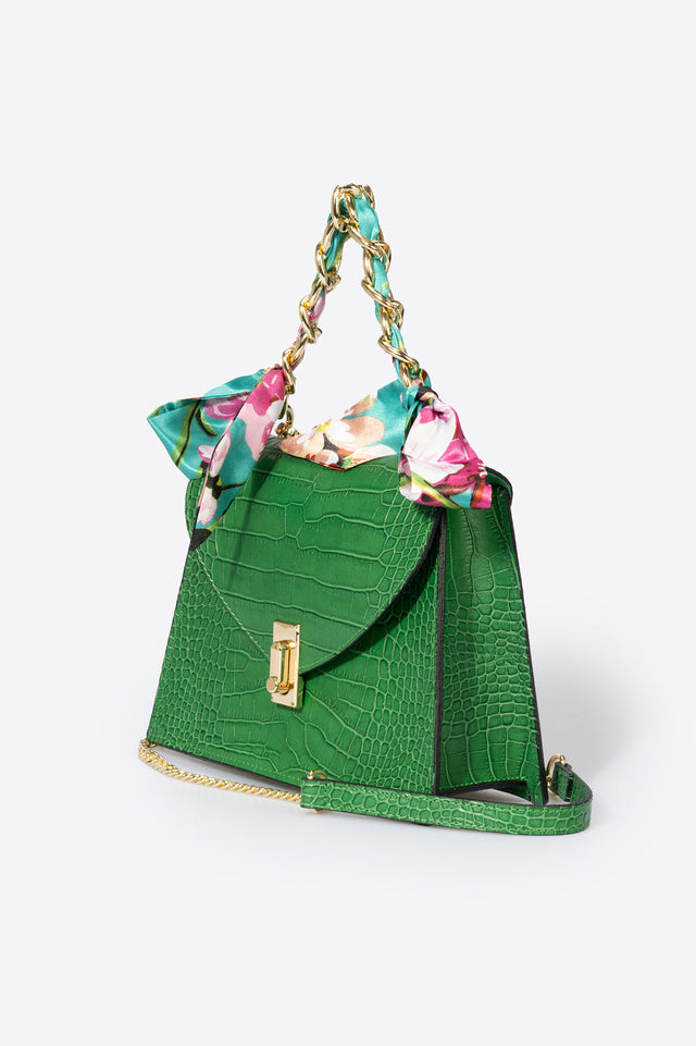 Ayla Blue Leather Bag by Prim & Proper - - Prim & Proper -