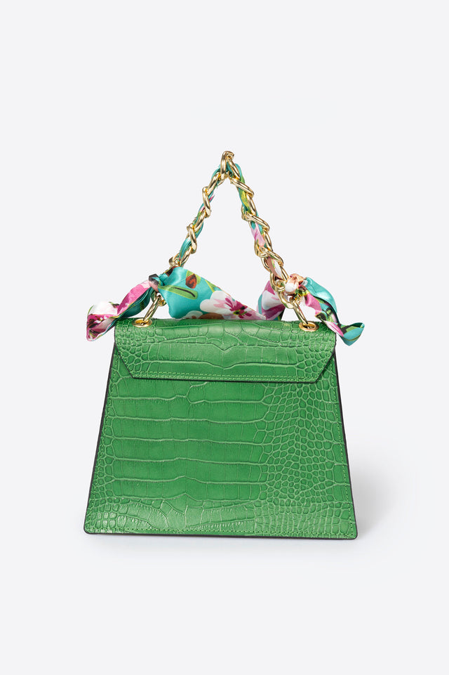 Ayla Blue Leather Bag by Prim & Proper - - Prim & Proper -