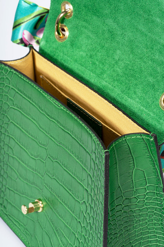 Ayla Blue Leather Bag by Prim & Proper - - Prim & Proper -