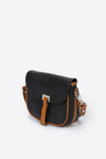 Bela Celeste Leather Bag by Prim & Proper - Bela-black+cognac - Prim & Proper -