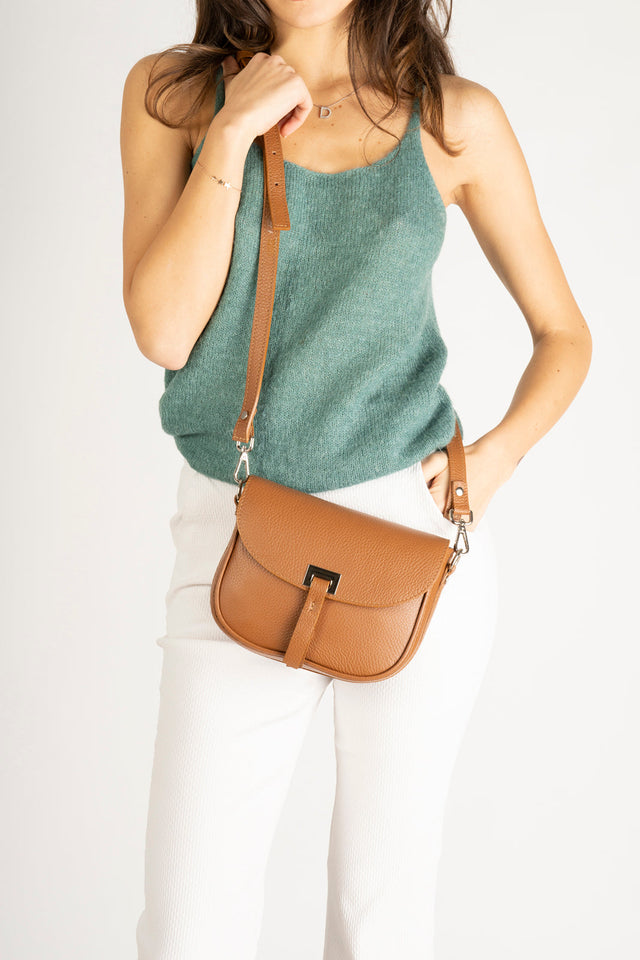 Bela Celeste Leather Bag by Prim & Proper - - Prim & Proper -