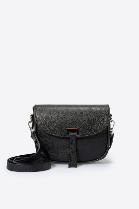 Bela Nero Leather Bag by Prim & Proper - - Prim & Proper -