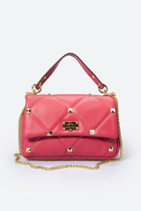 Kylie Rosa Leather Bag by Prim & Proper - Kylie Fuxia - Prim & Proper -