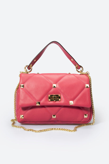 Kylie Black Leather Bag by Prim & Proper - Kylie Fuxia - Prim & Proper -