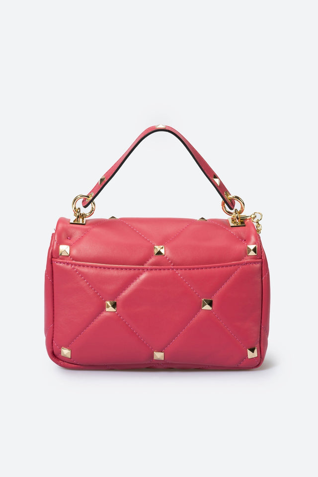 Kylie Fuxia Leather Bag by Prim & Proper - - Prim & Proper -