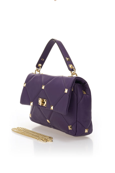 Kylie Rosa Leather Bag by Prim & Proper - Kylie Purple - Prim & Proper -