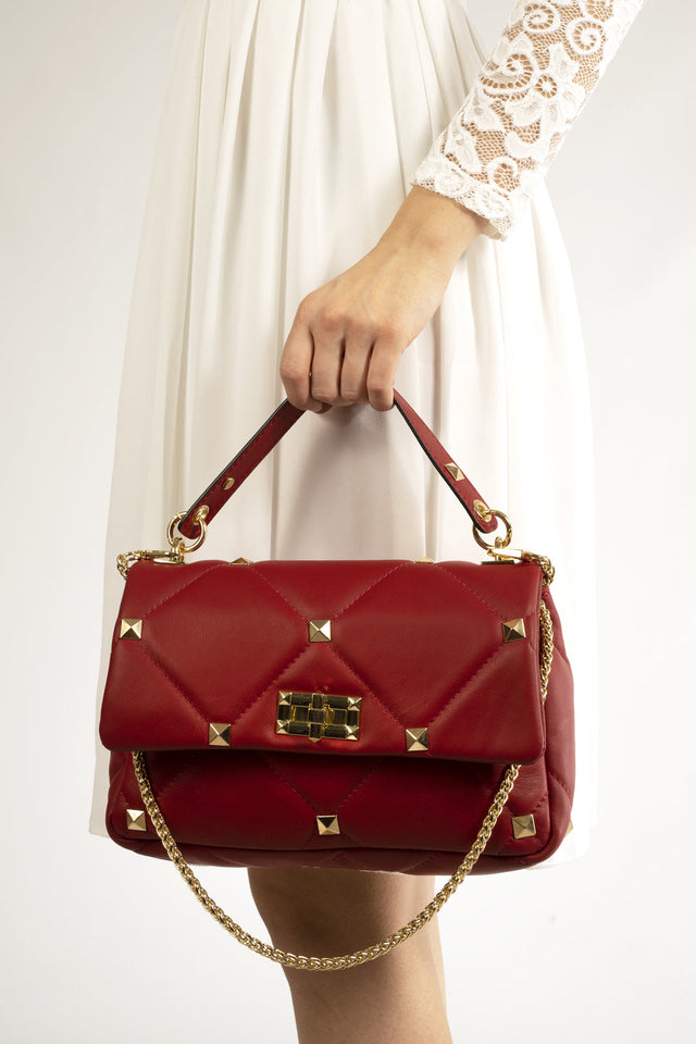 Kylie Rosa Leather Bag by Prim & Proper - - Prim & Proper -