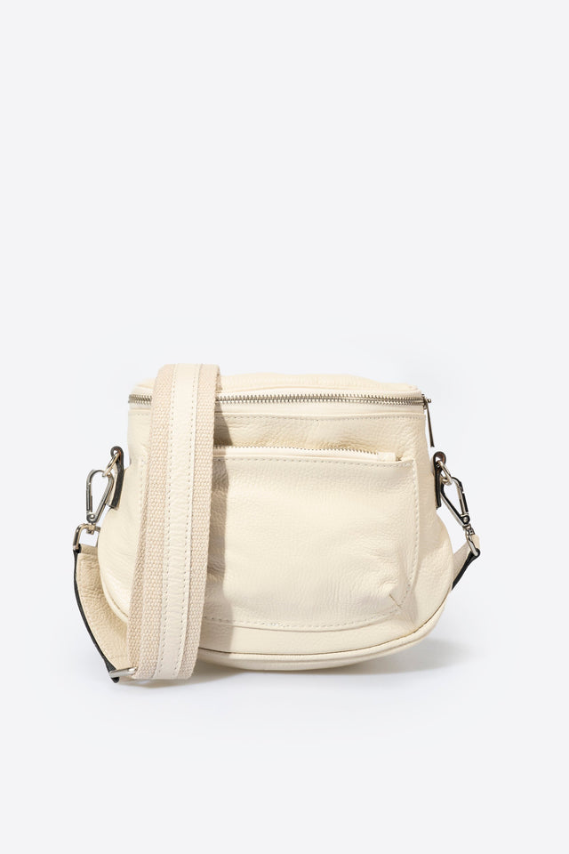 Darina Verde Leather Bag by Prim & Proper - - Prim & Proper -