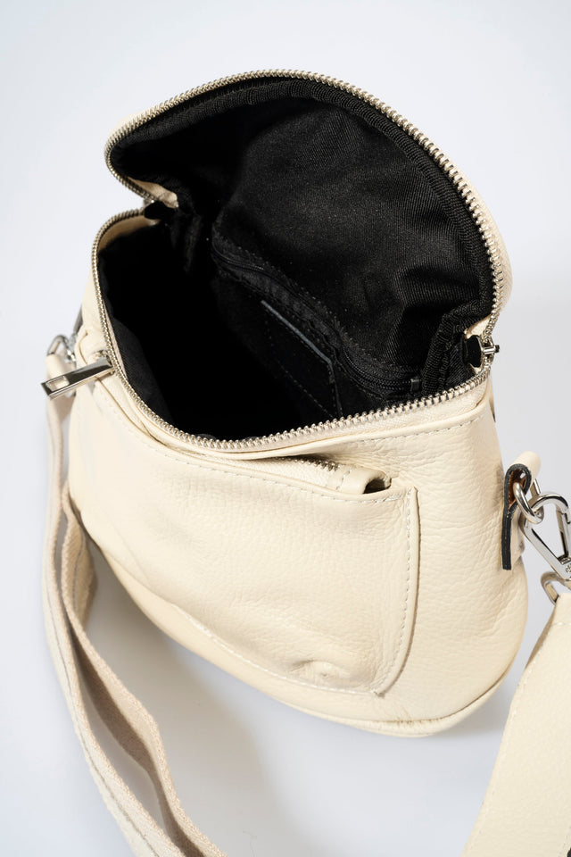 Darina Verde Leather Bag by Prim & Proper - - Prim & Proper -