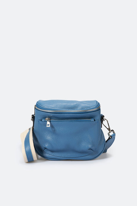 Darina Menta Leather Bag by Prim & Proper - Blue Royal - Prim & Proper -