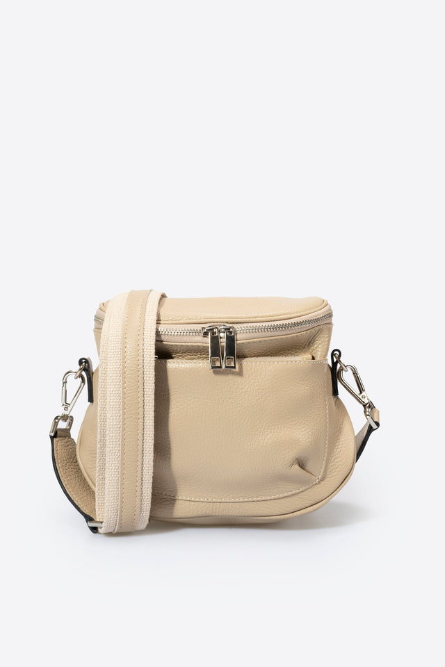 Darina Verde Leather Bag by Prim & Proper - - Prim & Proper -