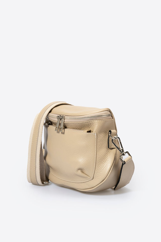 Darina Verde Leather Bag by Prim & Proper - - Prim & Proper -