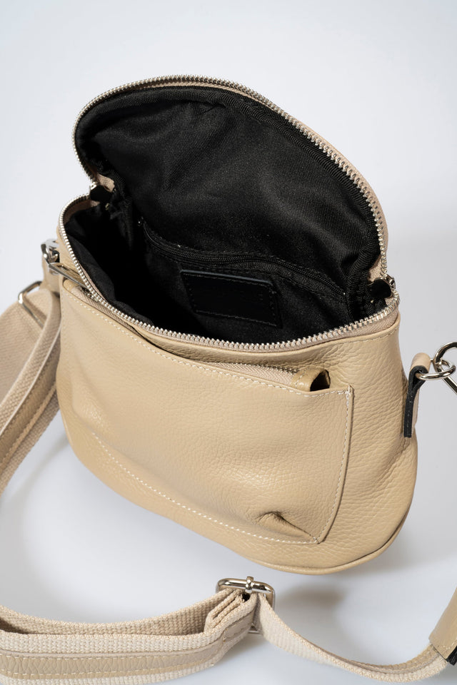 Darina Verde Leather Bag by Prim & Proper - - Prim & Proper -
