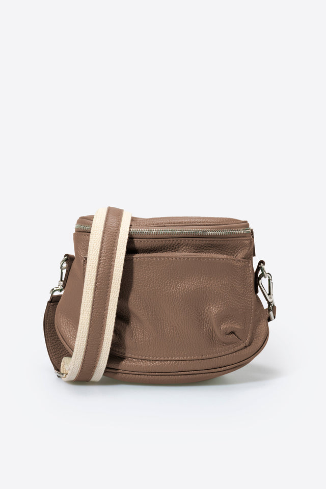 Darina Verde Leather Bag by Prim & Proper - - Prim & Proper -