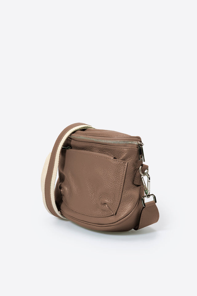 Darina Verde Leather Bag by Prim & Proper - - Prim & Proper -