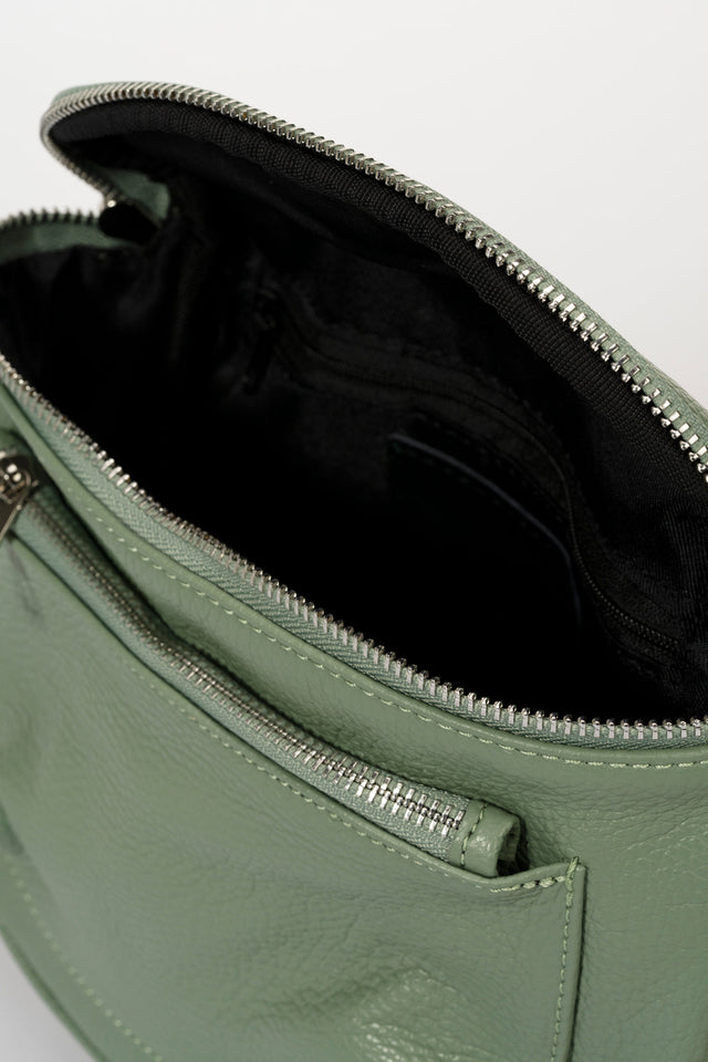 Darina Blue Royal Leather Bag by Prim & Proper - - Prim & Proper -