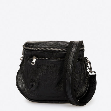 Darina Nero Leather Bag by Prim & Proper - Nero - Prim & Proper -