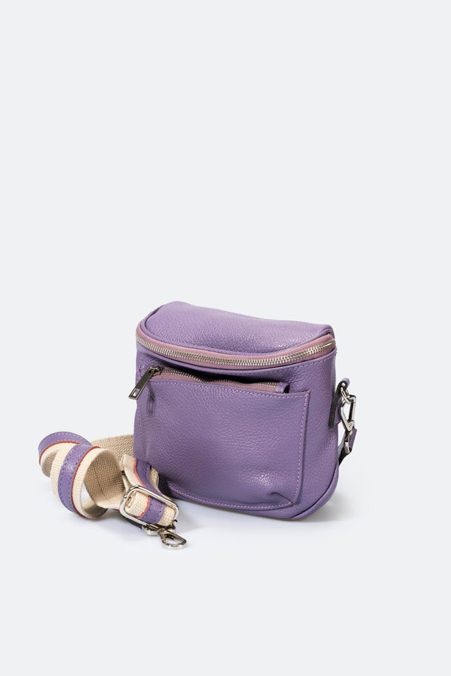 Darina Verde Leather Bag by Prim & Proper - - Prim & Proper -