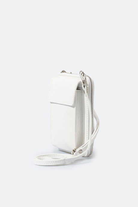Mavis Bianco Leather Bag by Prim & Proper - Bianco - Prim & Proper -
