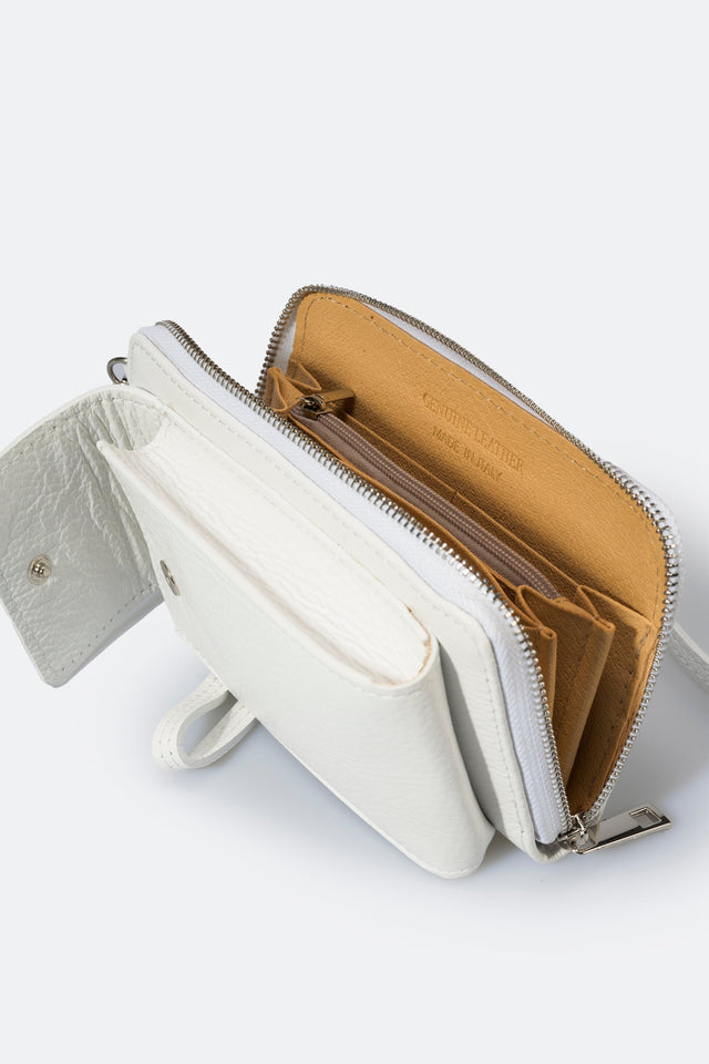 Mavis Fuxia Leather Bag by Prim & Proper - - Prim & Proper -