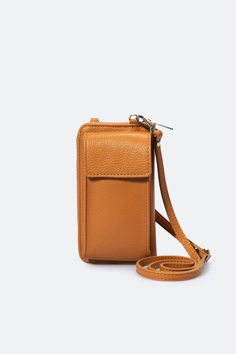 Mavis Green Leather Bag by Prim & Proper - Cuoio - Prim & Proper -