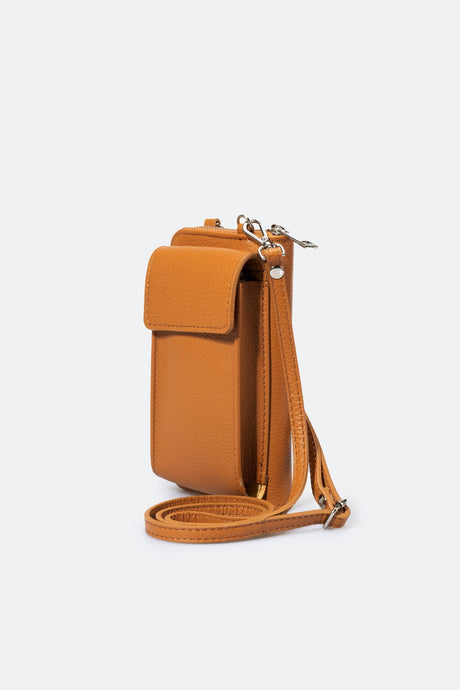 Mavis Nero Leather Bag by Prim & Proper - Cuoio - Prim & Proper -