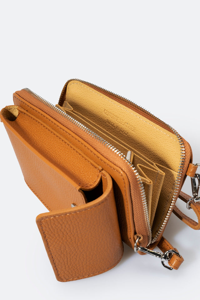 Mavis Bianco Leather Bag by Prim & Proper - - Prim & Proper -