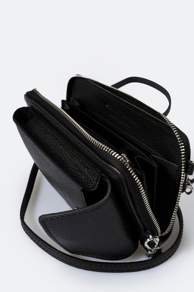 Mavis Bianco Leather Bag by Prim & Proper - - Prim & Proper -