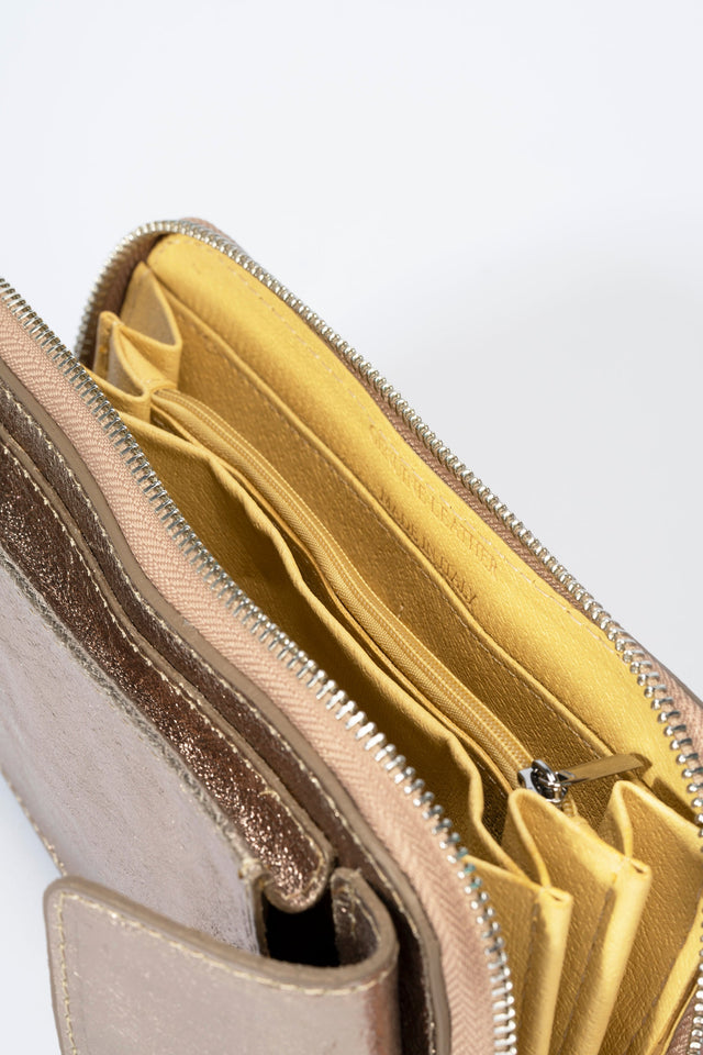 Mavis Platino Leather Bag by Prim & Proper - - Prim & Proper -