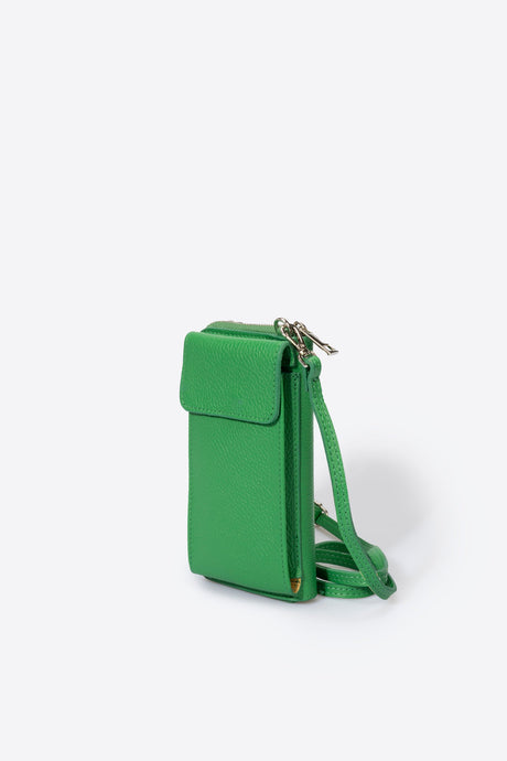 Mavis Verde-mela Leather Bag by Prim & Proper - - Prim & Proper -