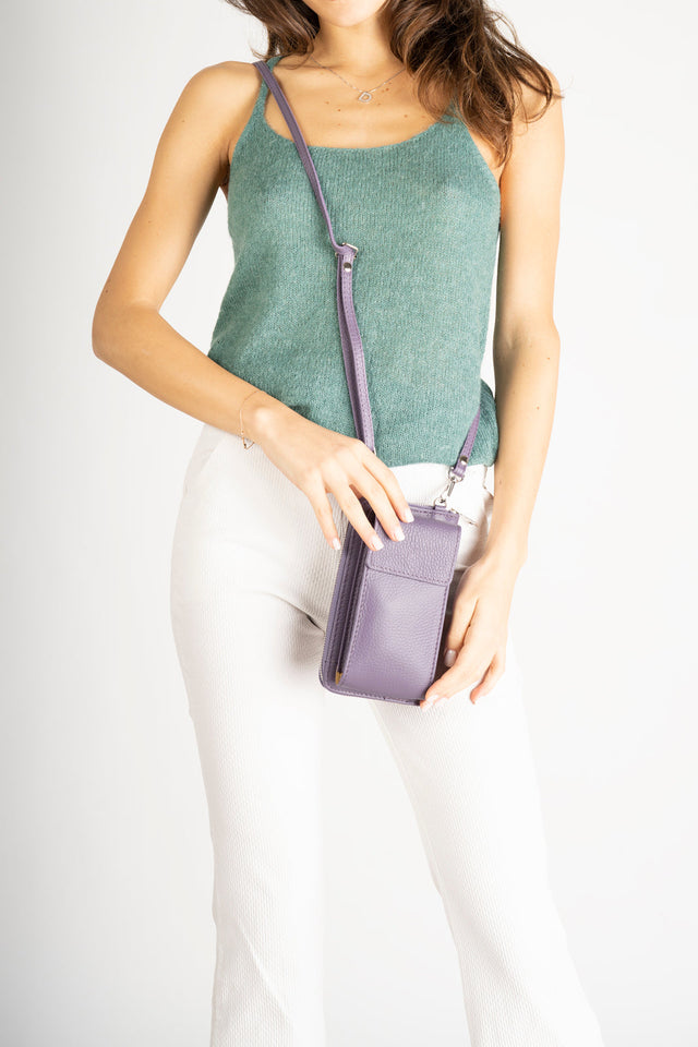 Mavis Bianco Leather Bag by Prim & Proper - - Prim & Proper -