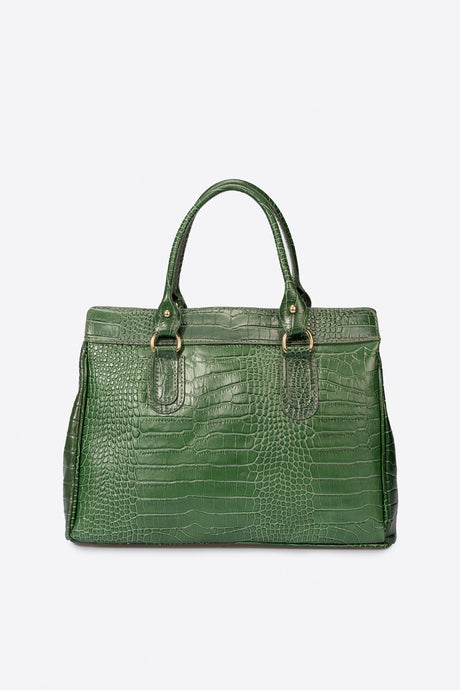 Sage Cuoio Leather Bag by Prim & Proper - Green - Prim & Proper -