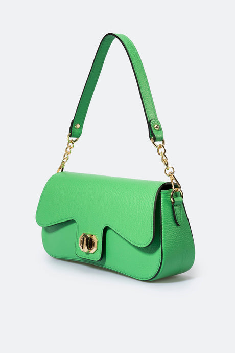 Alma Aloe Leather Bag by Prim & Proper - - Prim & Proper -
