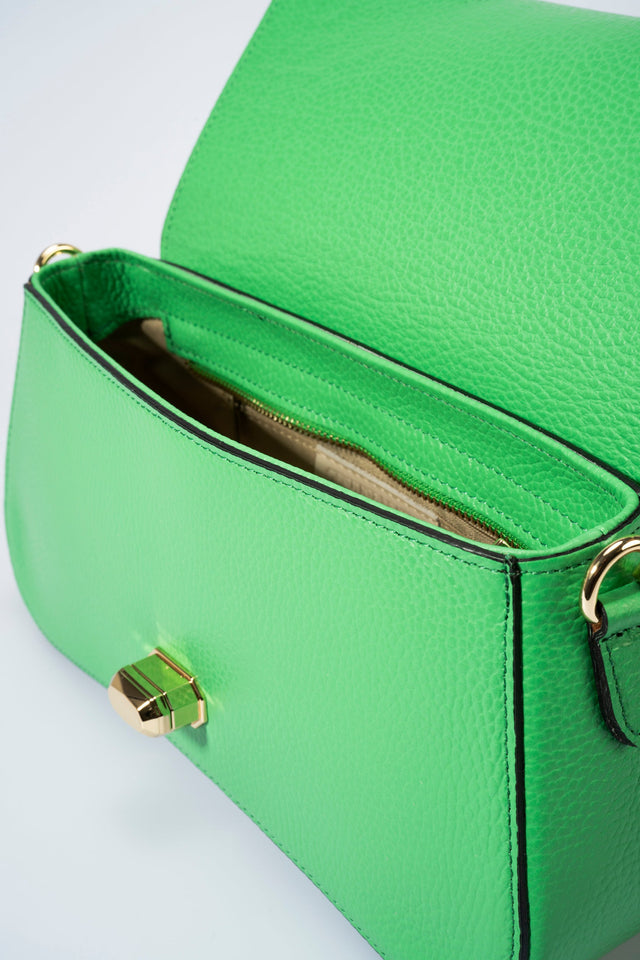 Alma Aloe Leather Bag by Prim & Proper - - Prim & Proper -