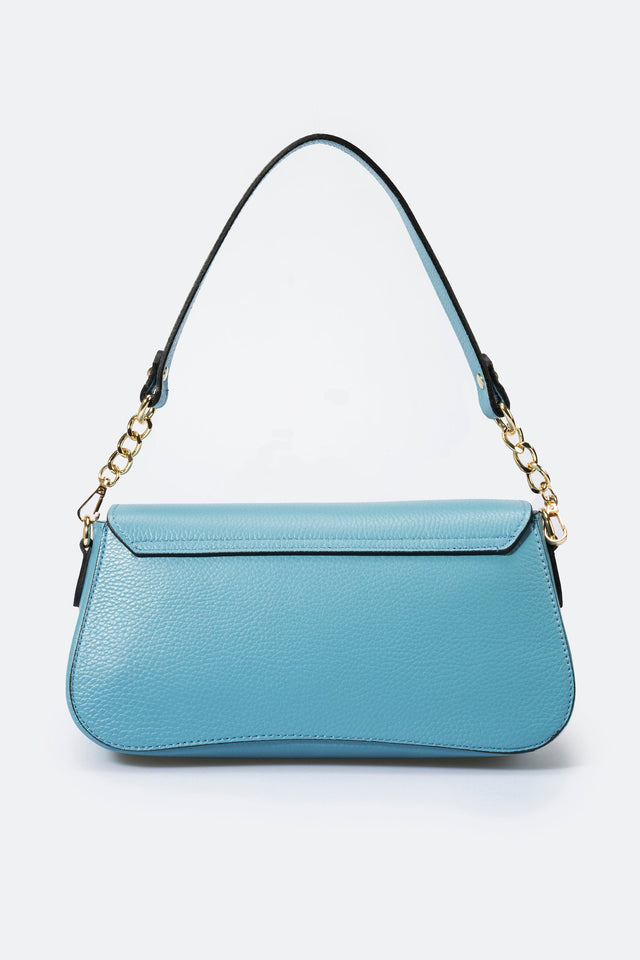 Alma Azzurro Leather Bag by Prim & Proper - - Prim & Proper -