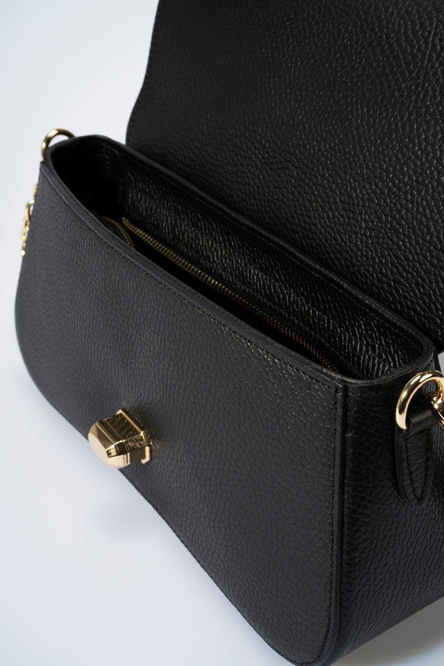 Alma Nero Leather Bag by Prim & Proper - - Prim & Proper -