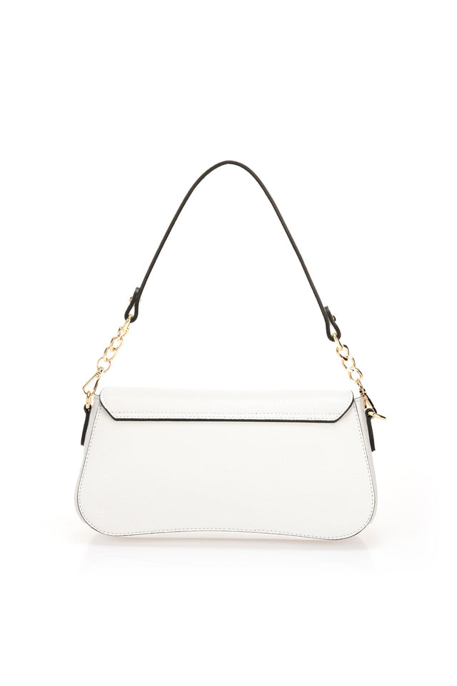 Alma White Leather Bag by Prim & Proper - - Prim & Proper -