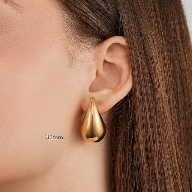 Deluxe Drop Earrings | 18k Gold Plated - - Prim & Proper -