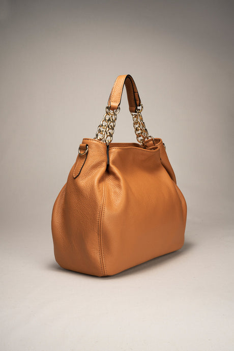 Helen Beige Leather Bag by Prim & Proper - Helen Cuoio - Prim & Proper -