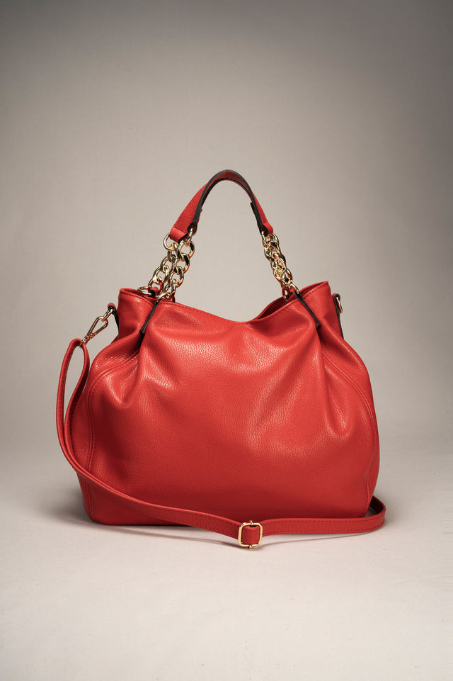 Helen Beige Leather Bag by Prim & Proper - - Prim & Proper -