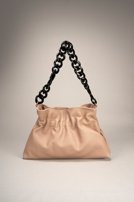 Malvina Fuxia Leather Bag by Prim & Proper - Cipria - Prim & Proper - FUXIA L 33 cm x W 4 cm x H 21 cm