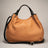 Azalea Cipria + Cuoio Leather Bag by Prim & Proper - Cuoio + Black - Prim & Proper - CIPRIA + CUOIO L 33 cm x W 16 cm x H 28 cm