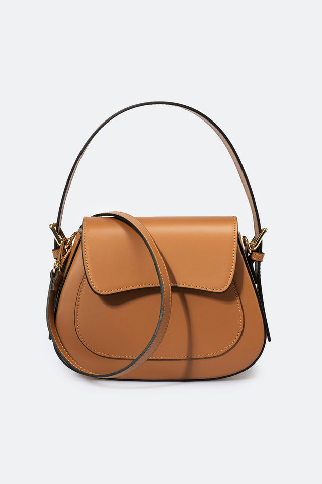 Edna Rosso Leather Bag by Prim & Proper - - Prim & Proper -