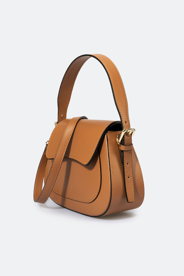 Edna Rosso Leather Bag by Prim & Proper - - Prim & Proper -